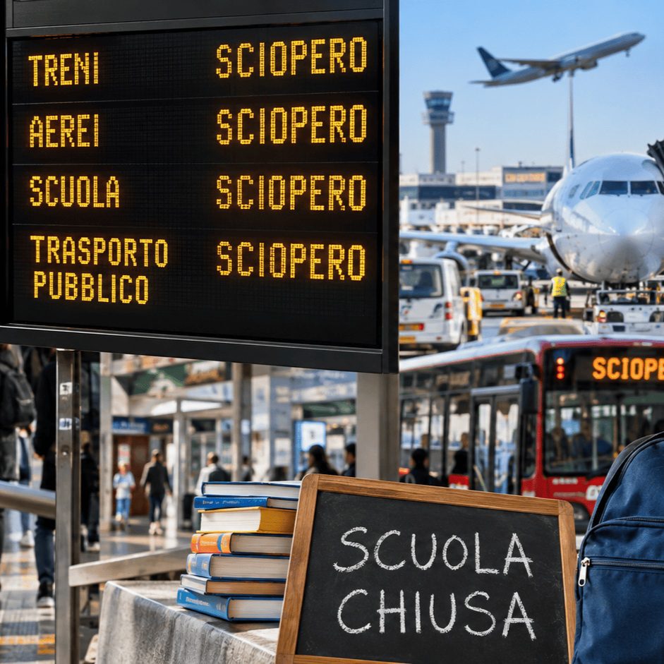 Ottobre 2026 presenta un calendario particolarmente articolato sul fronte degli scioperi, con diverse iniziative sindacali distribuite nell'arco del mese.

https://extrarem.it/ottobre-2026-scioperi-e-disagi-le-date-da-segnare/

#aerei #Bari #CSLE #EasyJet #extrarem #ferrovie #Firenze #Genova #Milano #Napoli #scioperi #scuola #Sicilia #trasporti #treni #voli