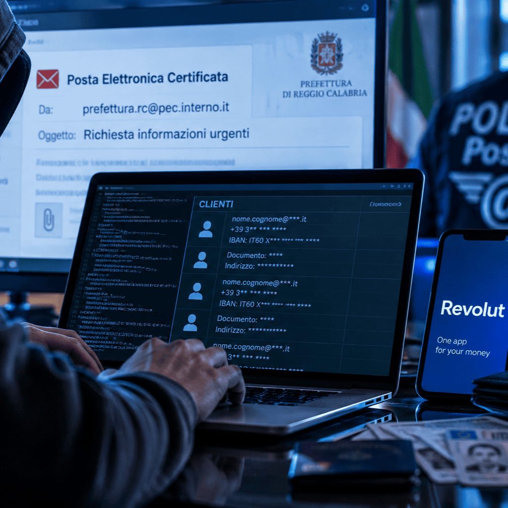 Una sofisticata frode informatica ha colpito Revolut. I criminali informatici hanno sfruttato una casella di Posta Elettronica Certificata appartenente a un'istituzione italiana per presentarsi come rappresentanti delle forze dell’ordine. 

https://extrarem.it/criminali-informatici-si-fingono-forze-dellordine-e-truffano-revolut/

#clienti #criminali #dati #extrarem #informatica #PEC #phishing #PoliziaPostale #ReggioCalabria #Revolut #sicurezza #truffa