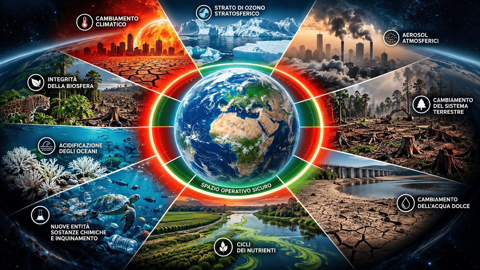La Terra continua ad allontanarsi dalle condizioni che hanno garantito stabilità agli ecosistemi e alle società umane.

https://extrarem.it/sette-limiti-planetari-su-nove-sono-gia-oltre-la-soglia/

#acqua #biodiversità #BorisSakschewski #clima #extrarem #HindouOumarouIbrahim #inquinamento #JohanRockström #JuanManuelSantos #limitiplanetari #oceani #Terra