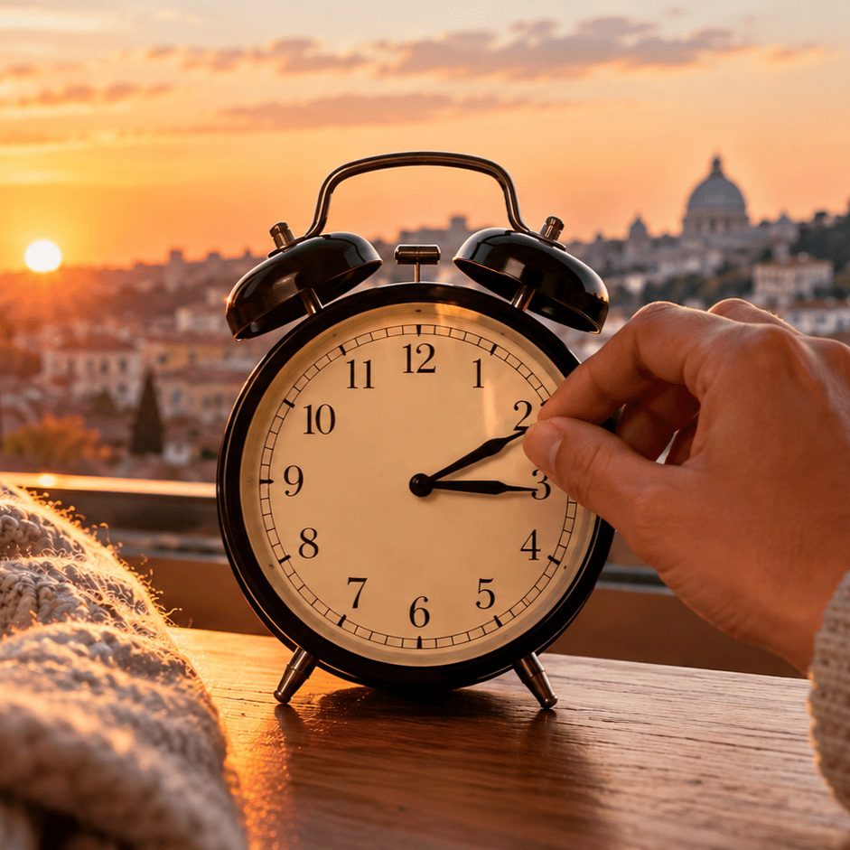 Ottobre porta con sé un appuntamento che ogni anno modifica le abitudini quotidiane di milioni di persone.

https://extrarem.it/ora-solare-unora-in-piu-di-riposo-ma-il-tramonto-arrivera-prima/

#energia #extrarem #Italia #lancette #luce #oralegale #orasolare #sonno #UnioneEuropea