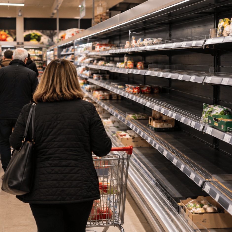 Il rischio di trovare scaffali sempre più vuoti nei supermercati riaccende la preoccupazione nel Mezzogiorno.

https://extrarem.it/supermercati-a-rischio-scaffali-vuoti-e-merci-bloccate-al-sud/

#autotrasporto #Calabria #Campania #extrarem #gasolio #merci #Napoli #Puglia #SalvatoreBella #Sicilia #supermercati #Taranto